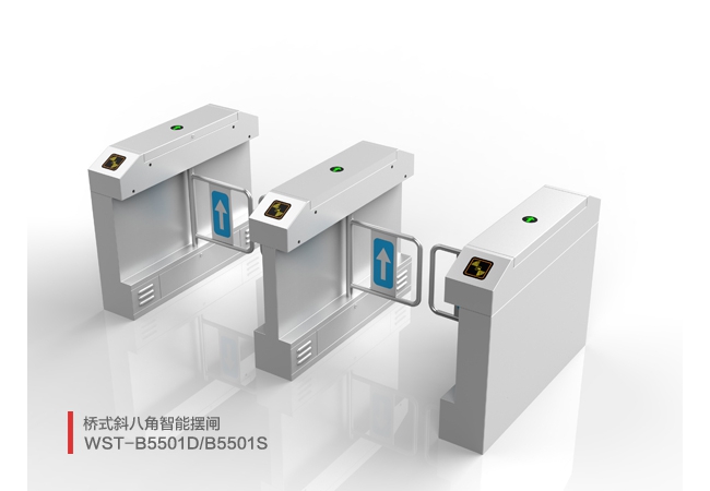 桥式斜八角智能摆闸