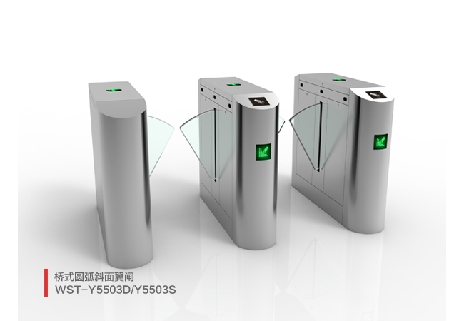 桥式圆弧斜面智能翼闸